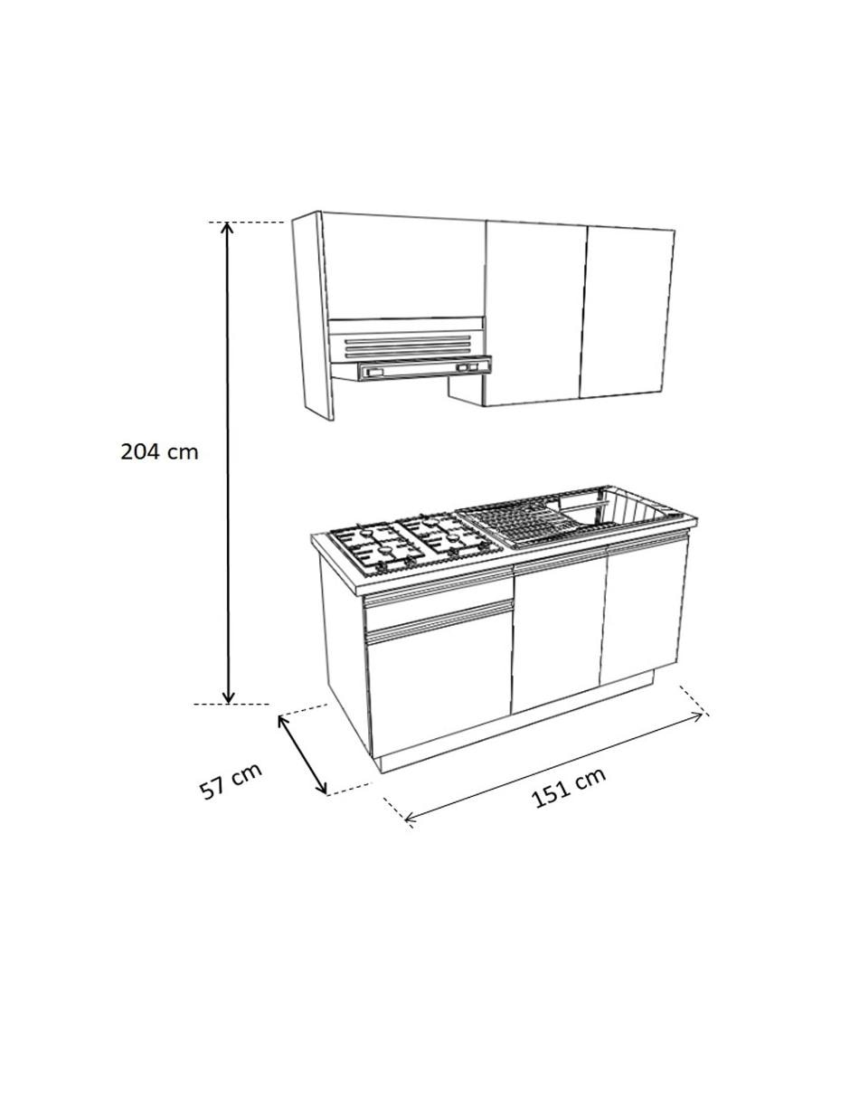 Cocina integral Ferreti Viena 3