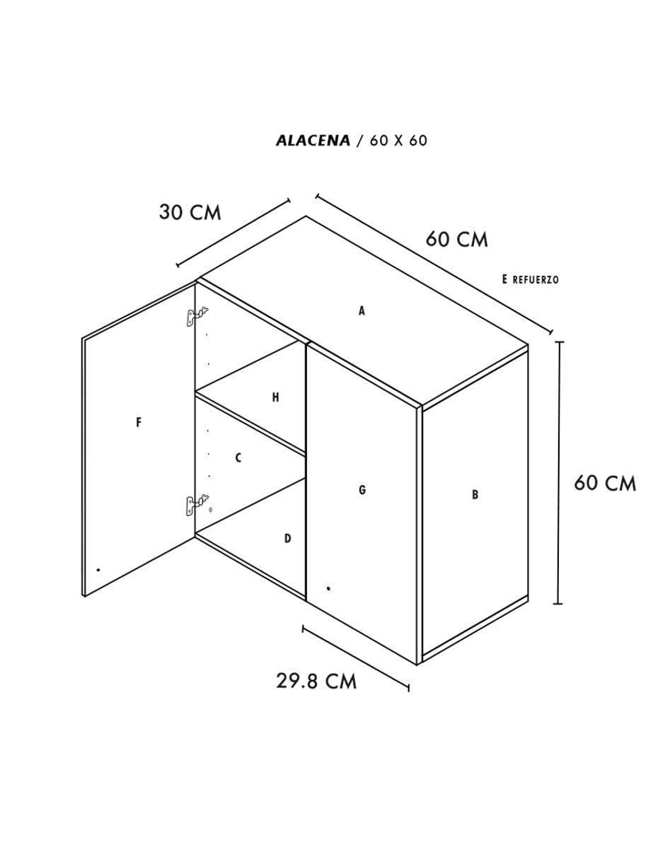 Alacena armable MDF 3