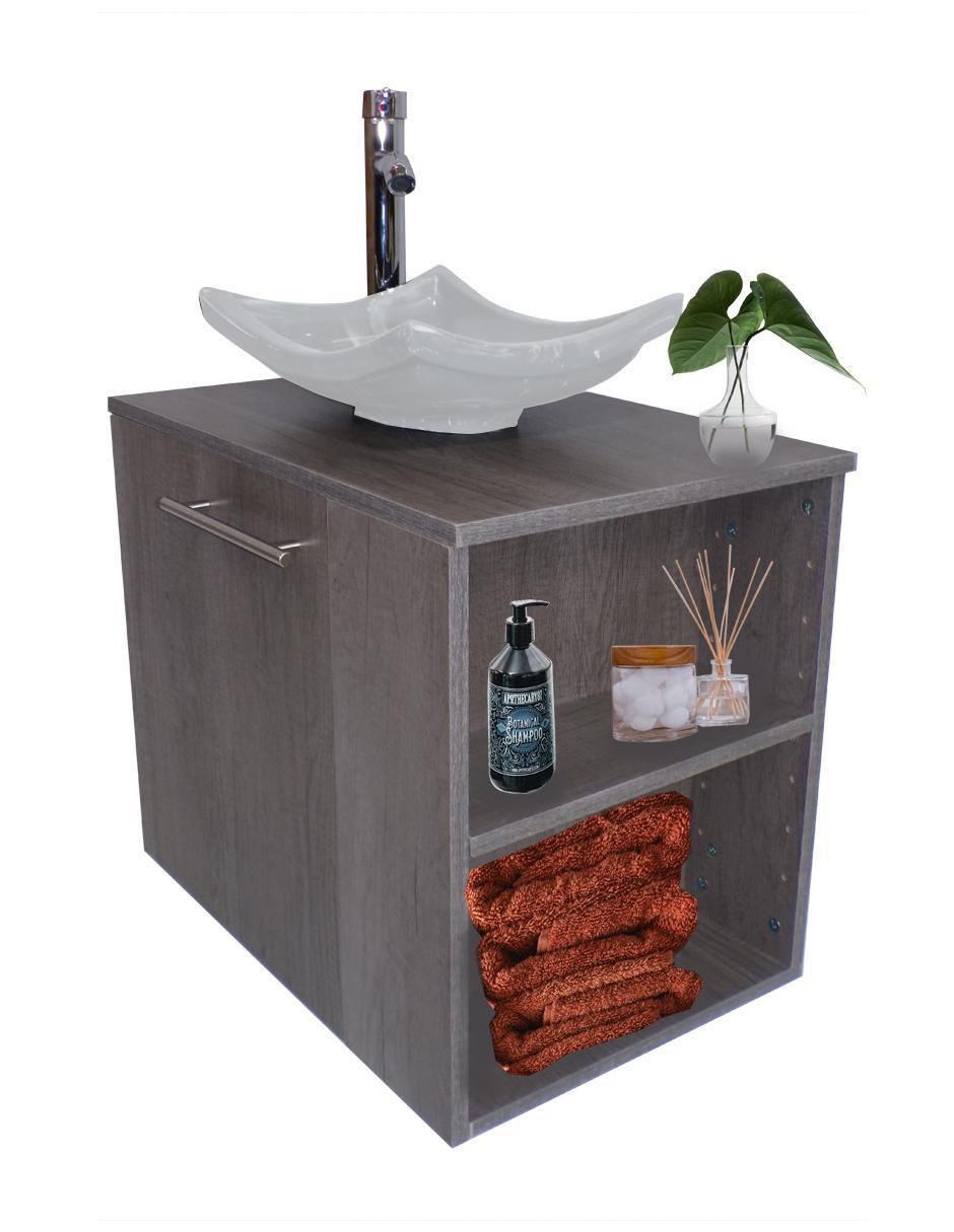Torre de baño de melamina armable 4
