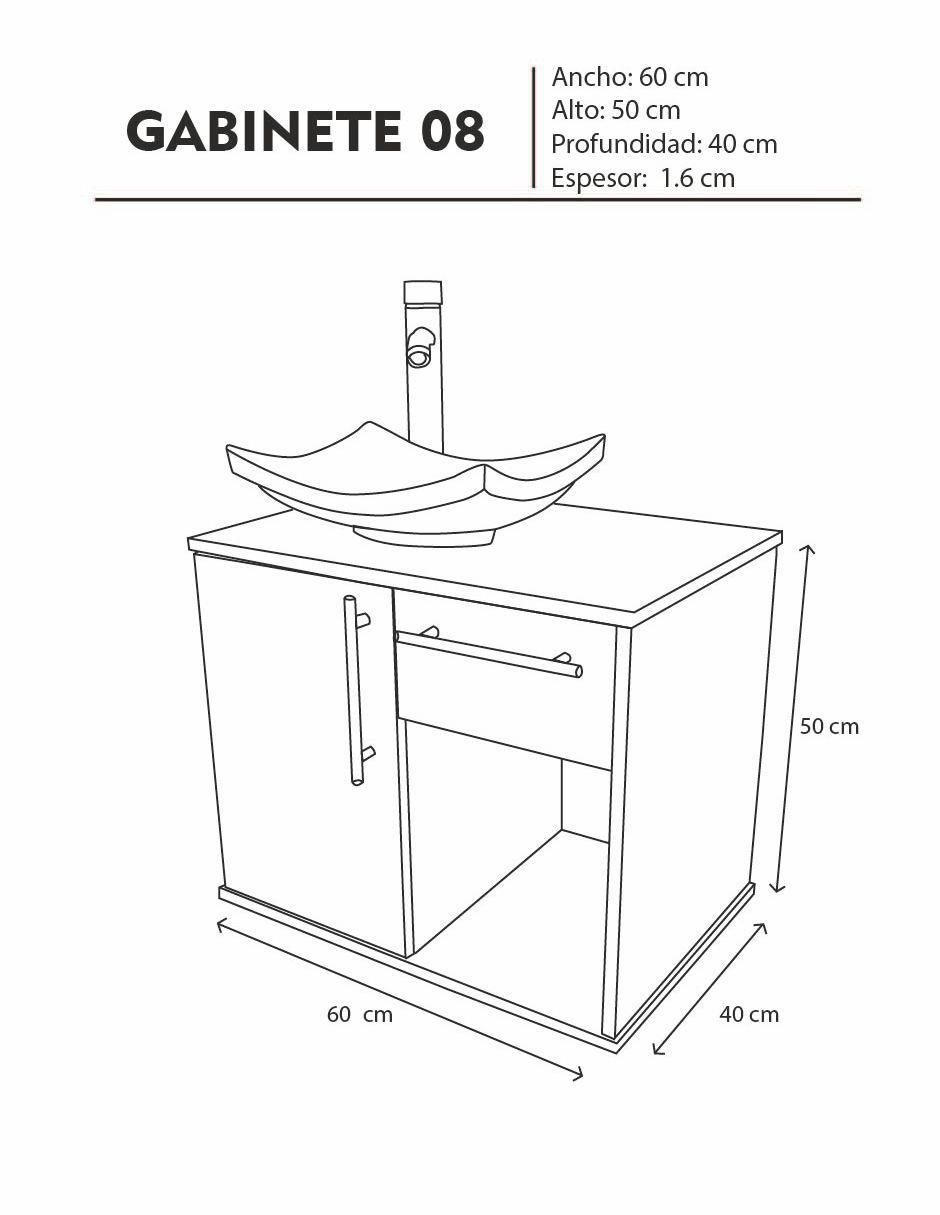 Torre de baño armable MDF 6