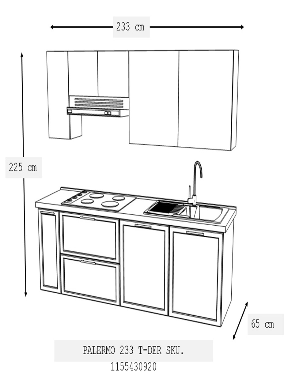 Cocina integral Ferreti 6