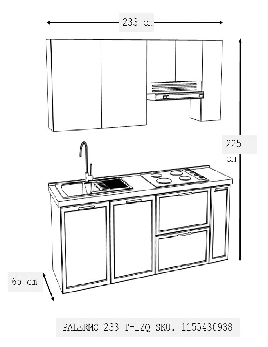 Cocina integral Ferreti 6