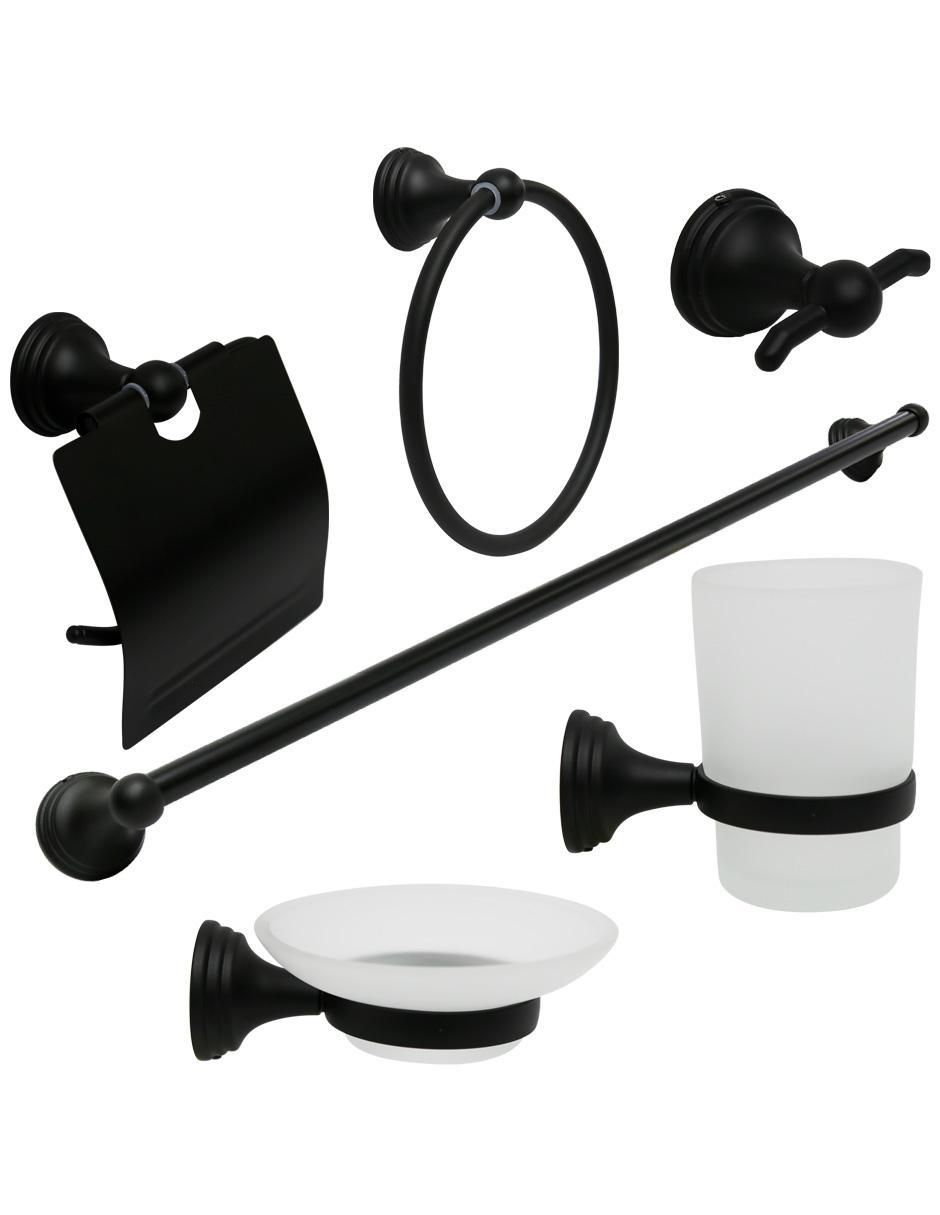 Juego de accesorios para baño de acero inoxidable 8 piezas