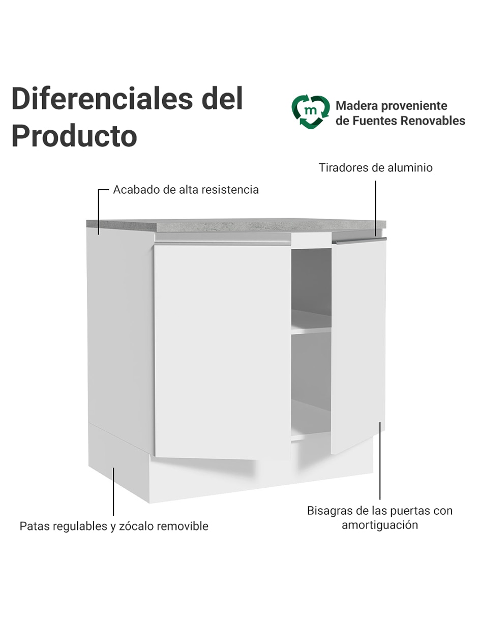Gabinete armable glamy de mdp