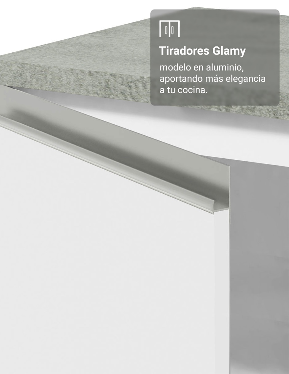 Gabinete armable glamy de mdp