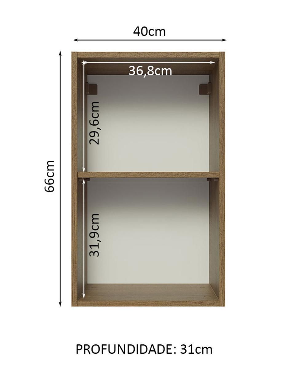 Gabinete superior armable Glamy de MDP 18