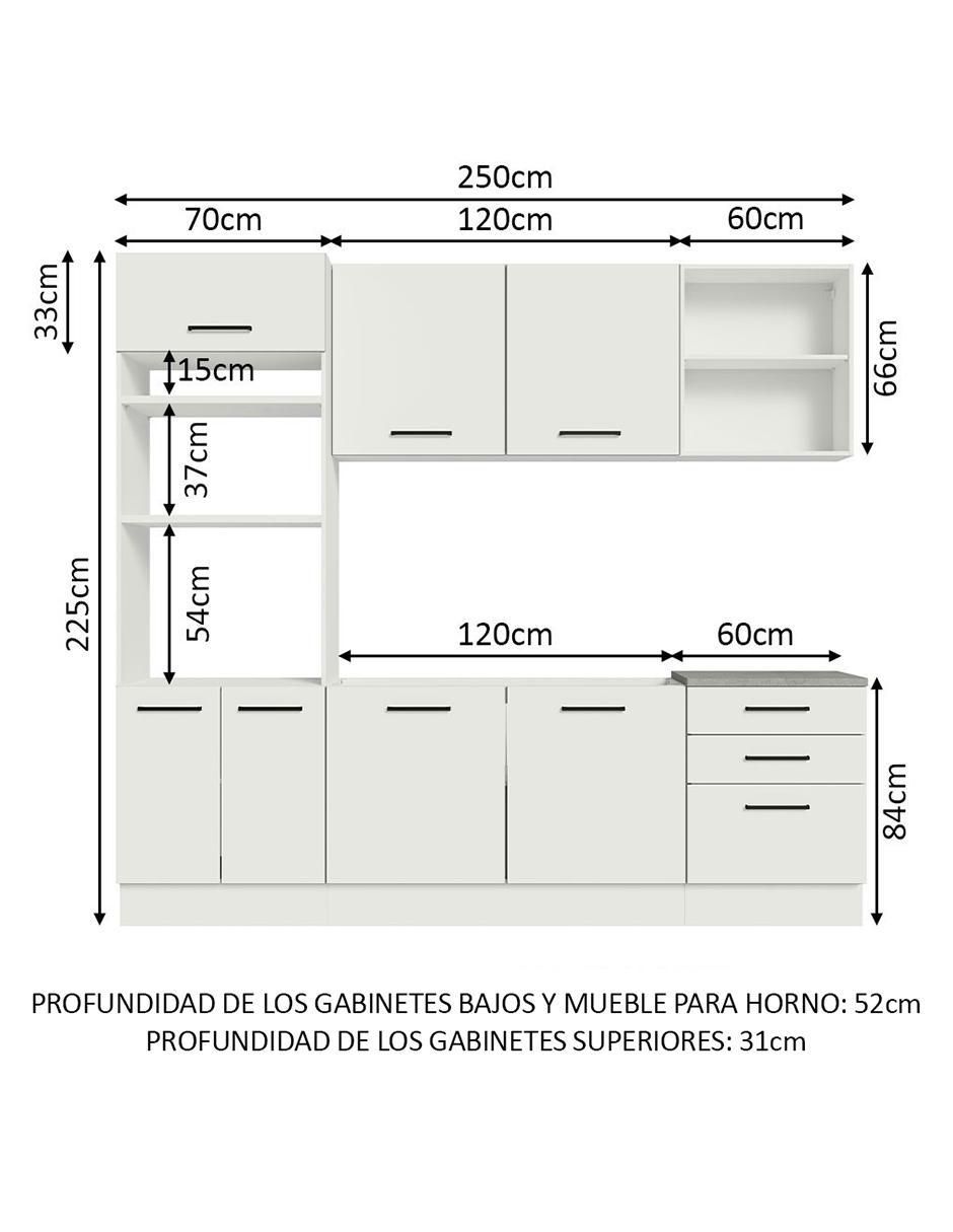 Cocina integral Madesa Ágata