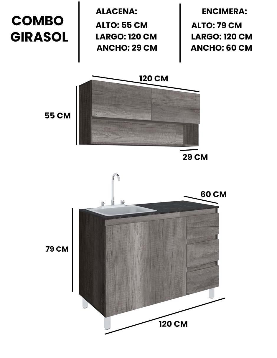 Gabinete Girasol de MDF 6