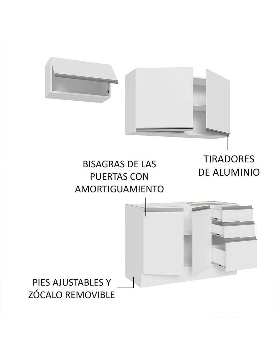 Cocina integral Madesa Glamy