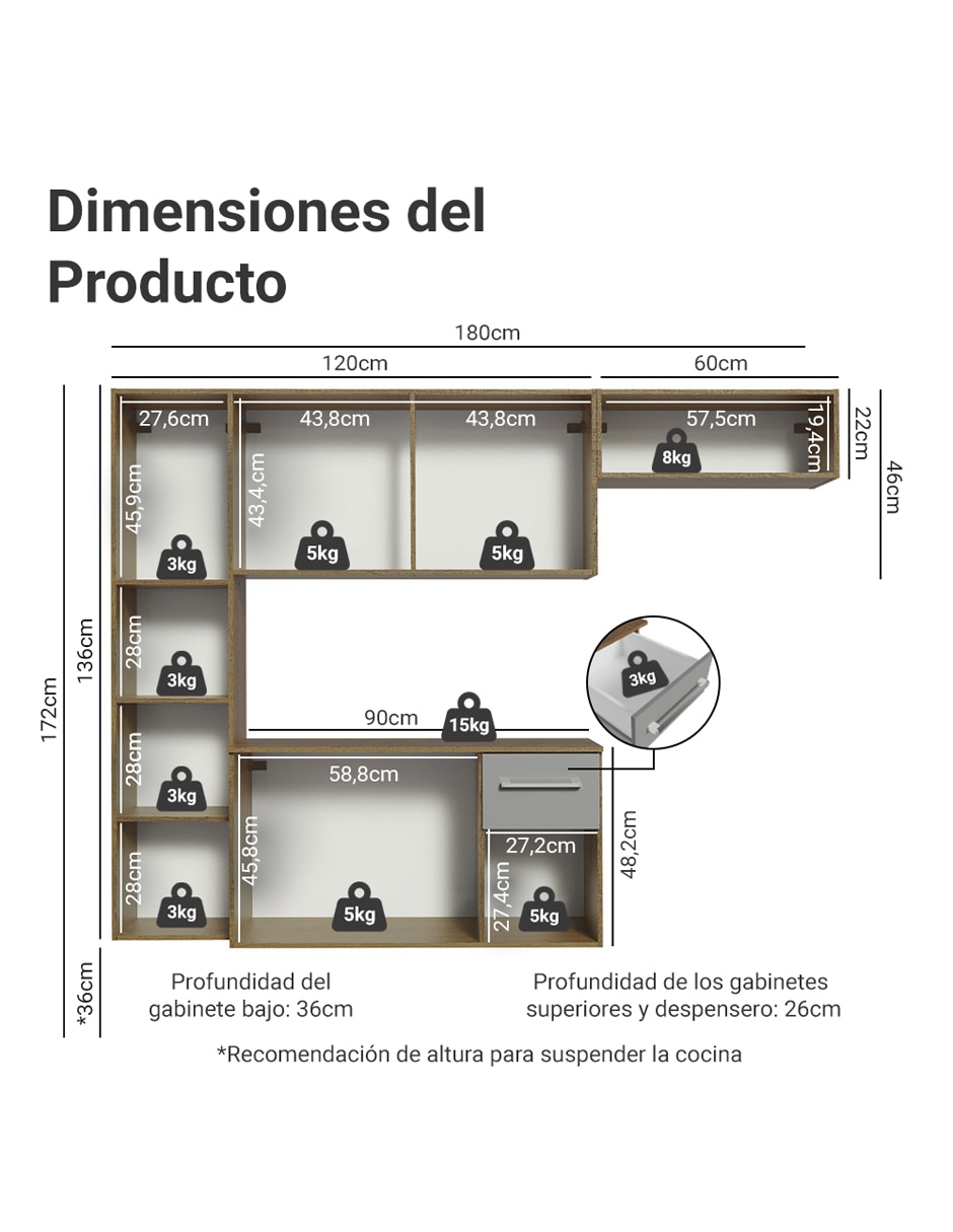 Cocina integral easy 8