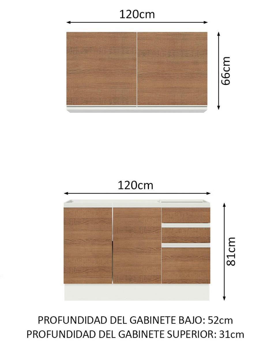 Cocina integral Madesa Glamy
