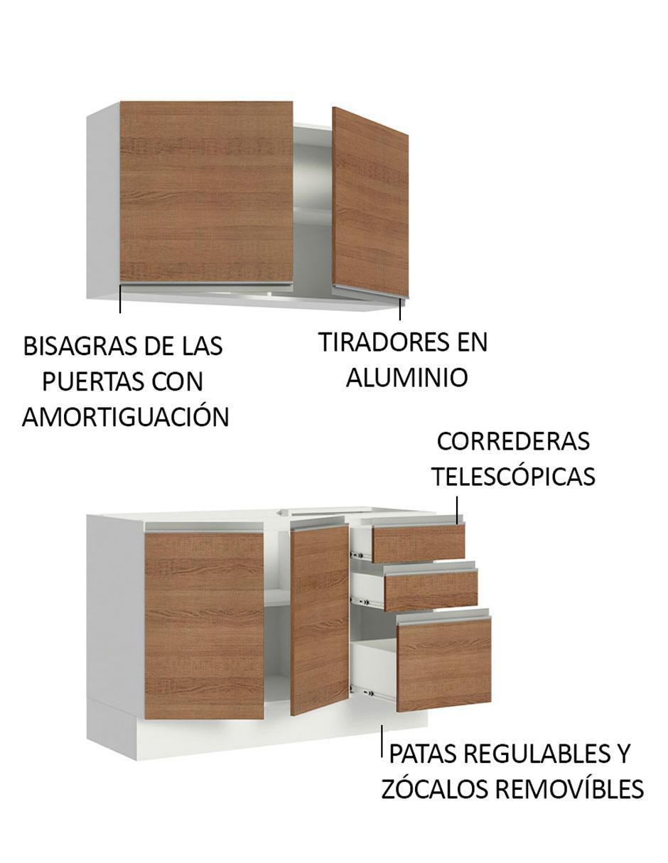 Cocina integral Madesa Glamy