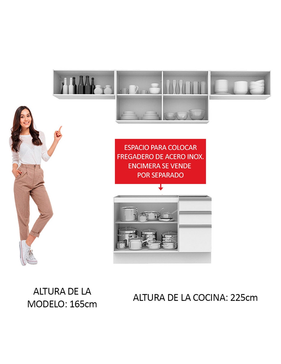 Cocina integral Madesa Glamy