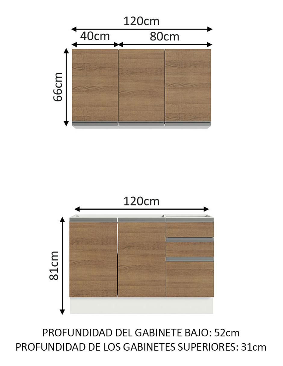 Cocina integral Madesa Glamy