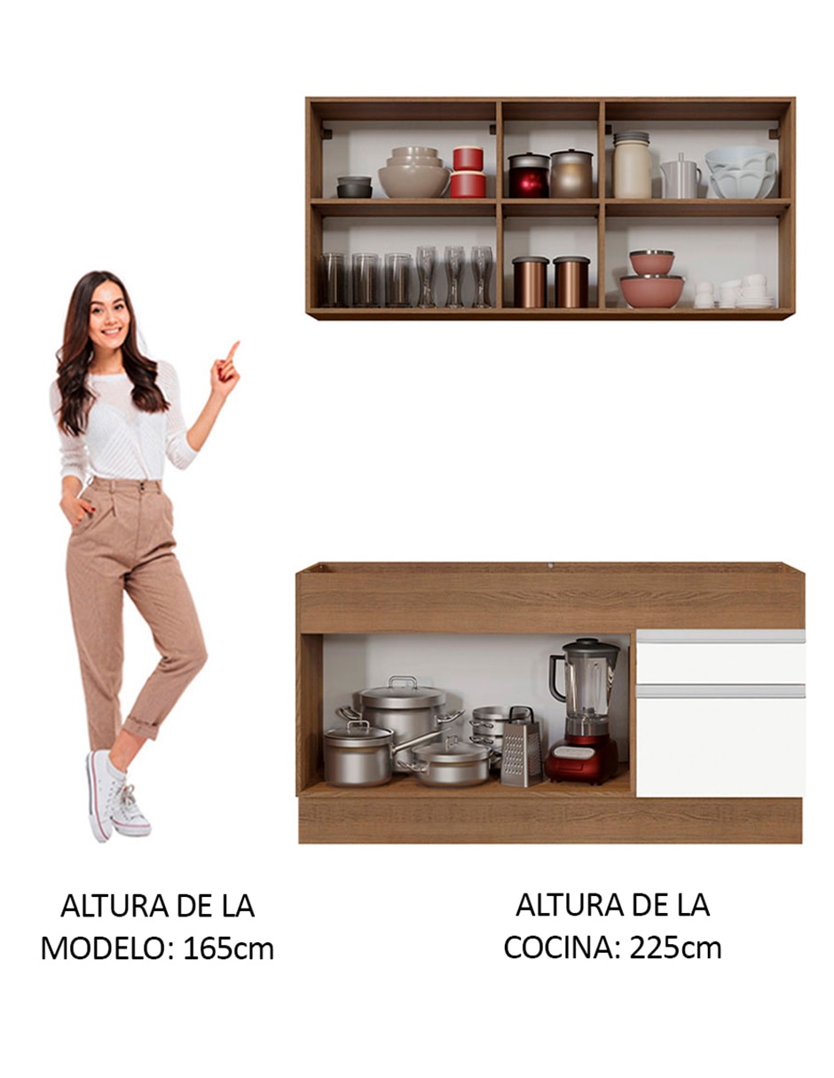 Cocina integral Madesa Glamy