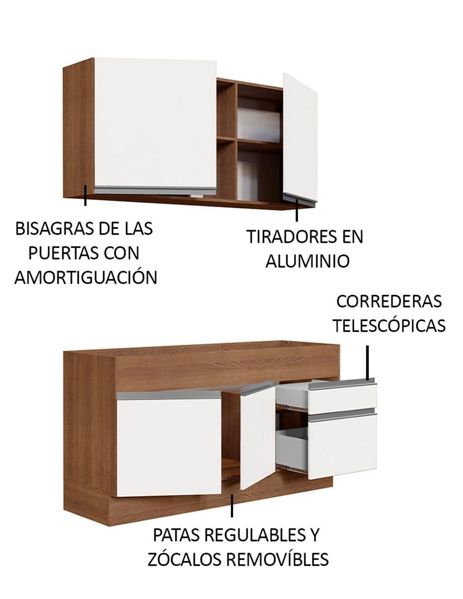 Cocina integral Madesa Glamy