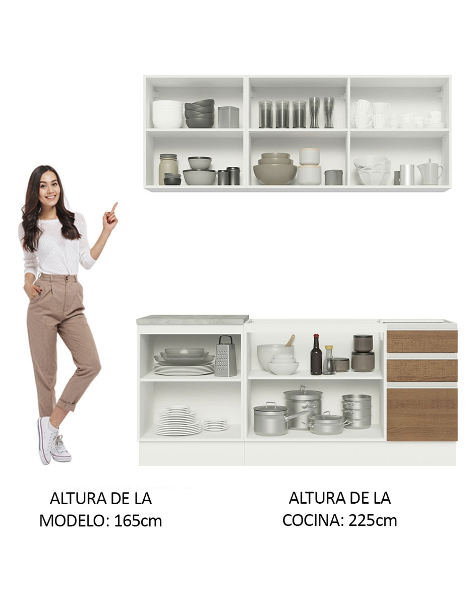 Cocina integral Madesa Glamy