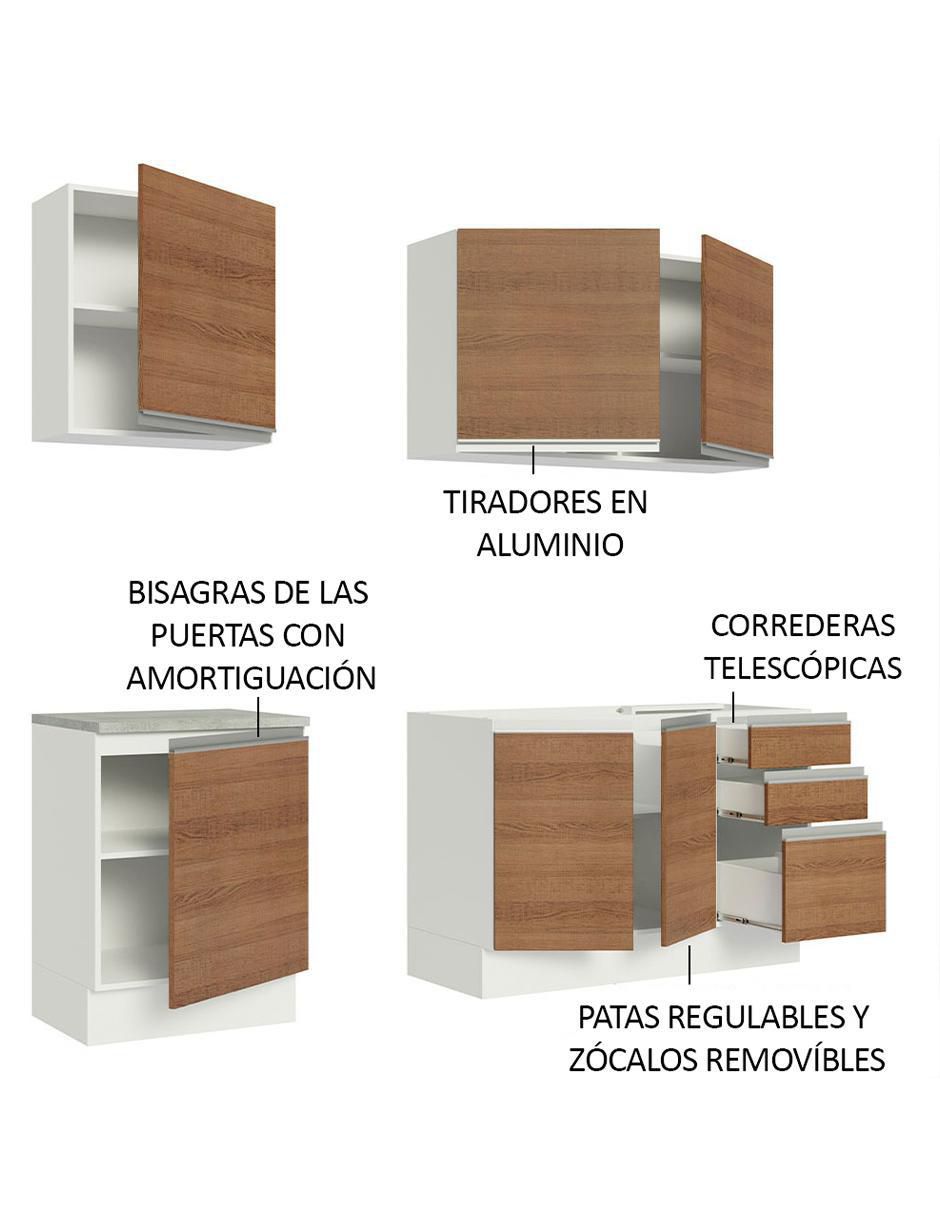 Cocina integral Madesa Glamy