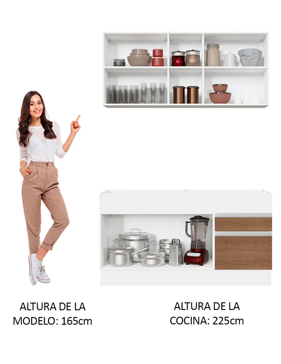 Cocina integral Madesa Glamy