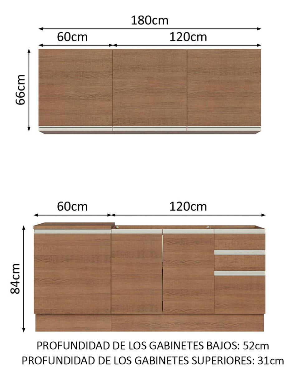 Cocina integral Madesa Glamy