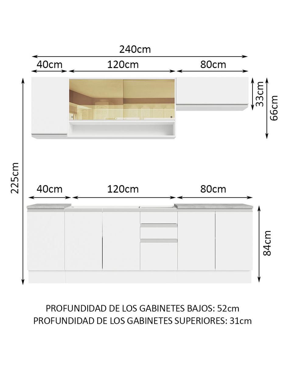 Cocina integral Glamy 12