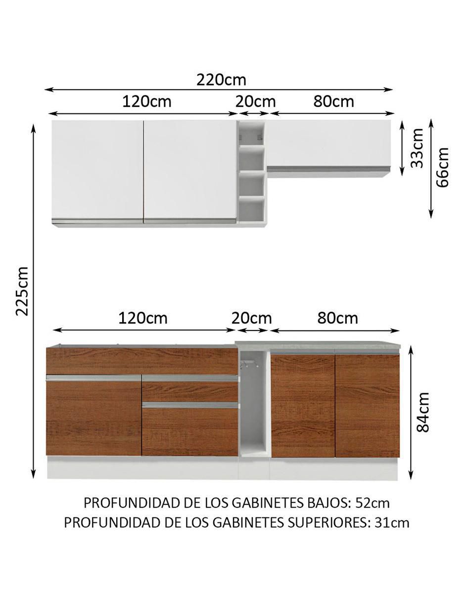 Cocina integral Madesa Parma Glamy