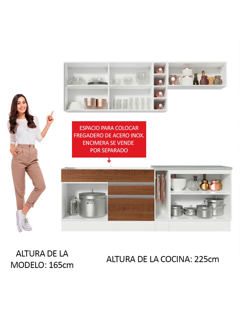 Cocina integral Madesa Parma Glamy