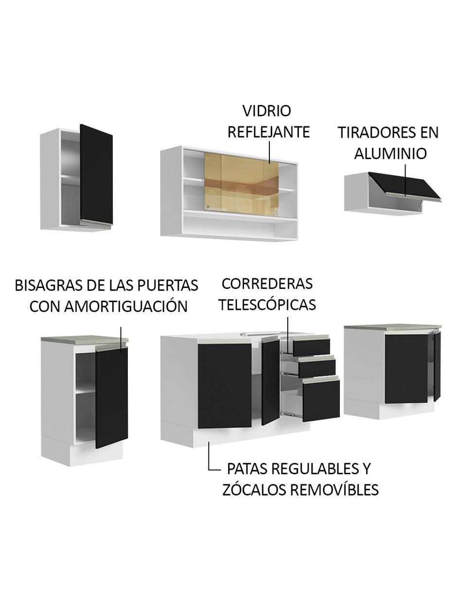 Cocina integral Madesa Glamy