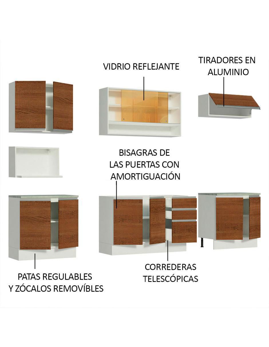 Cocina integral Genova Glamy 6