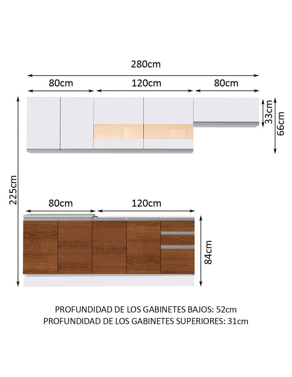 Cocina integral Marcela Glamy 10