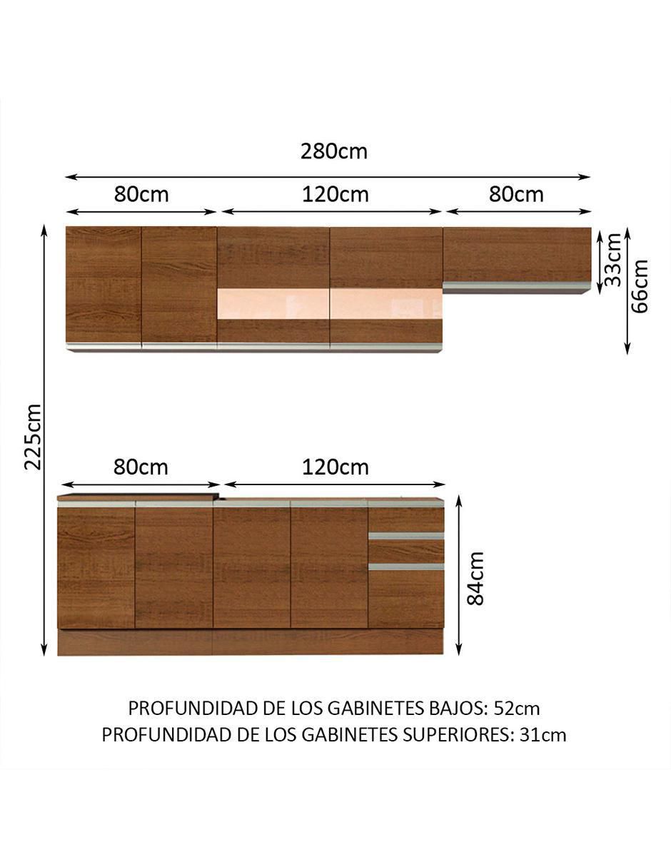 Cocina integral Marcela Glamy 11