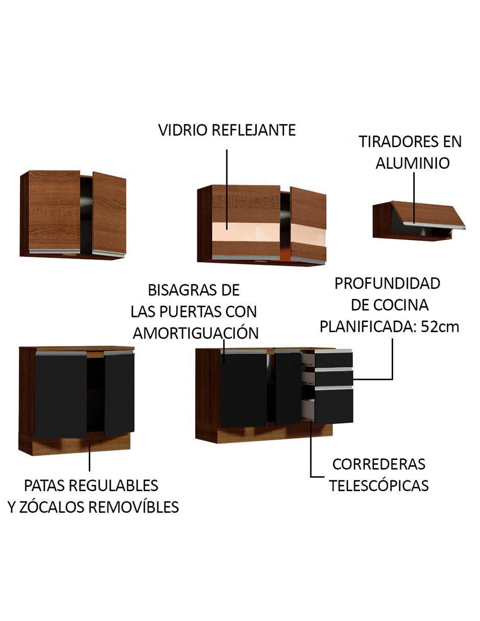 Cocina integral Madesa Marcela Glamy