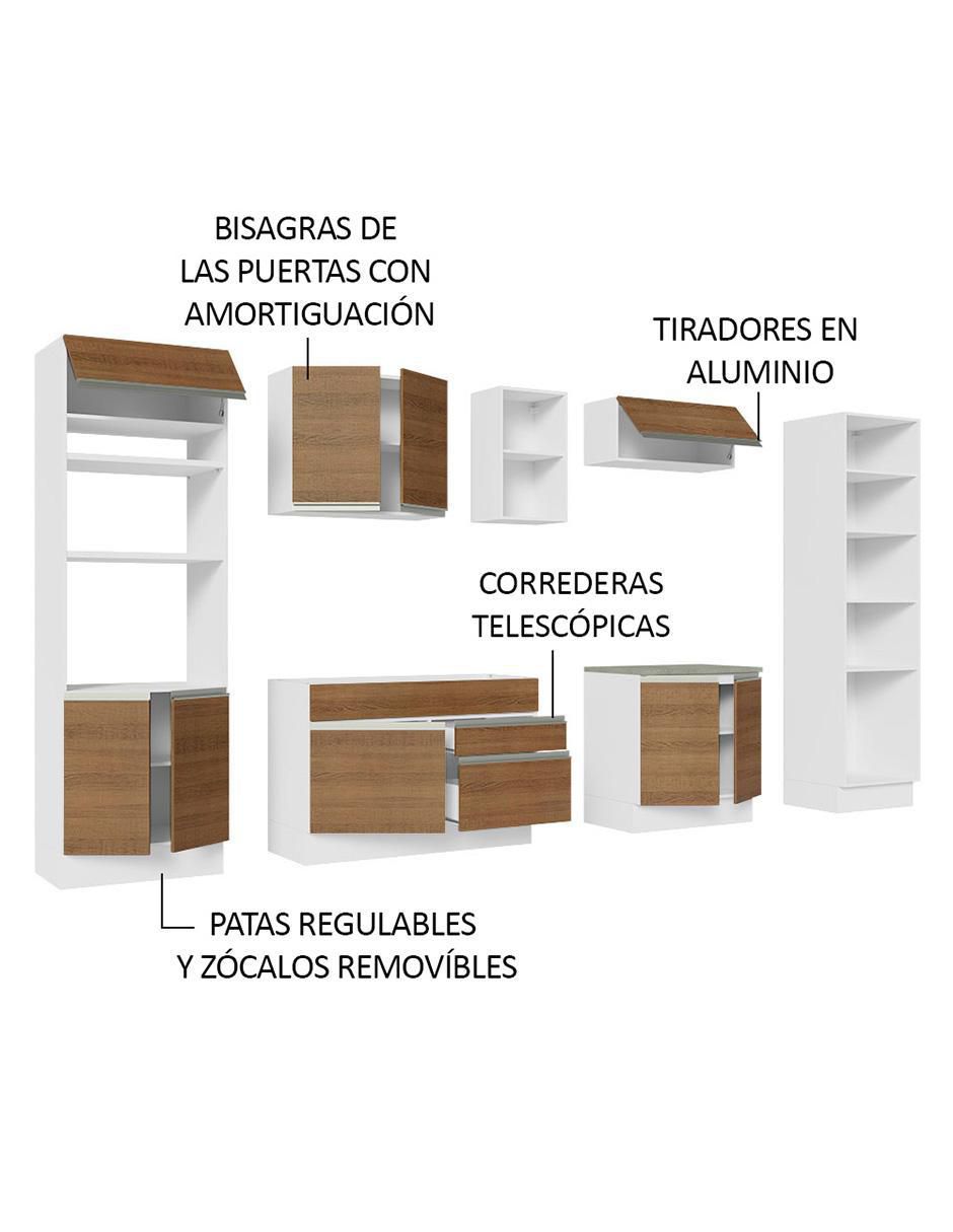 Cocina integral Madesa Glamy