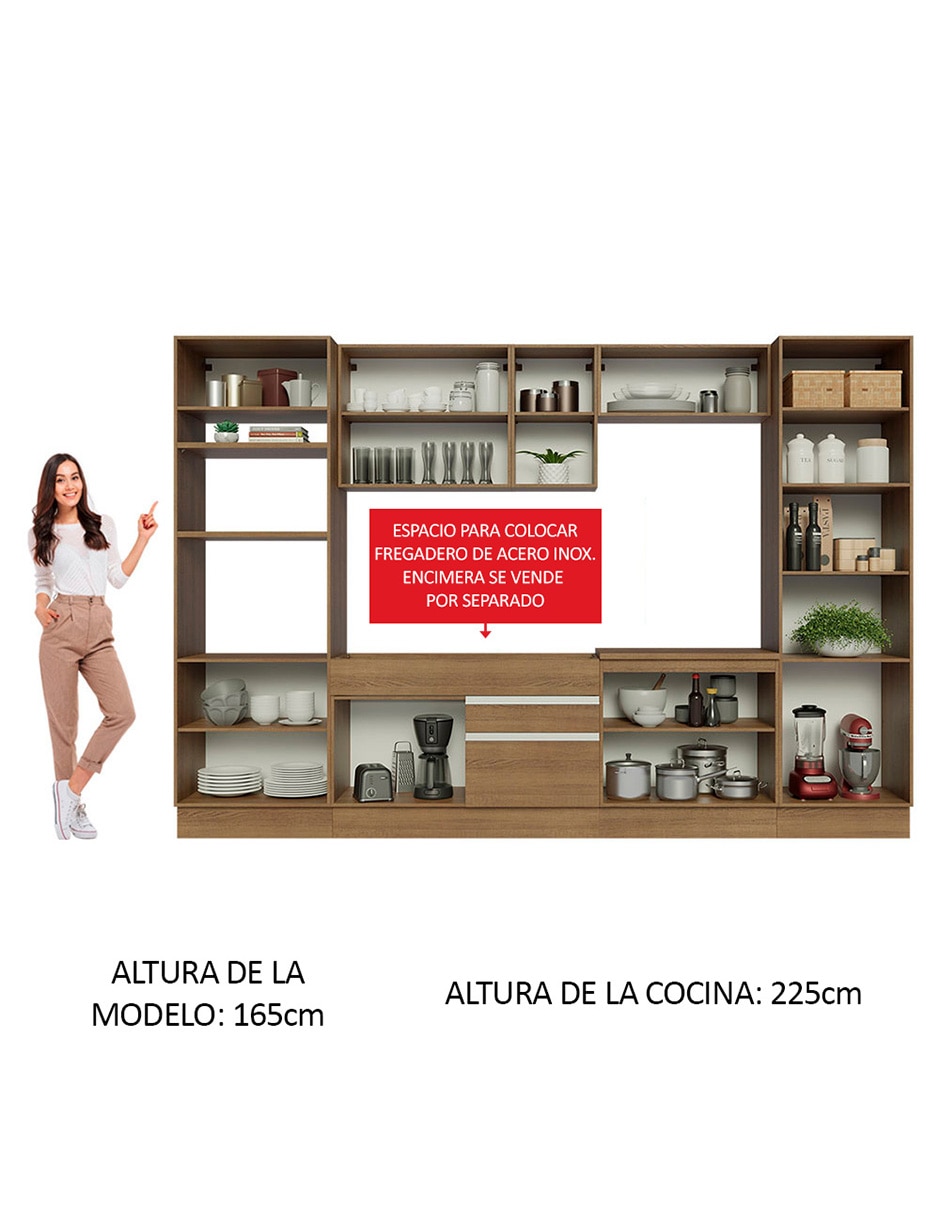 Cocina integral Madesa Glamy
