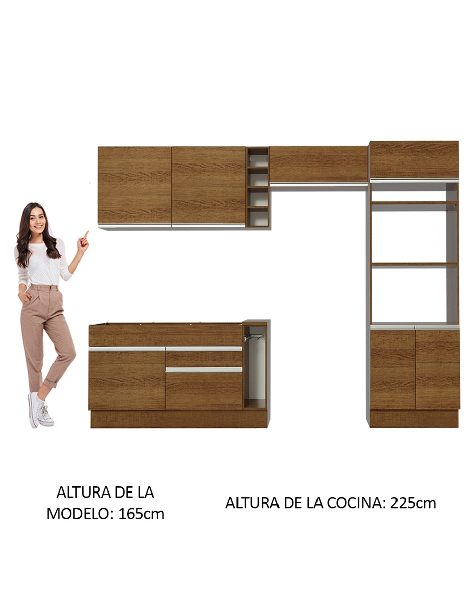 Cocina integral Madesa Glamy