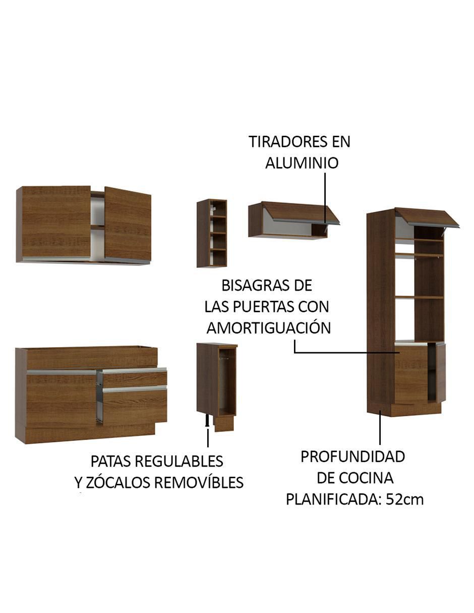 Cocina integral Madesa Glamy