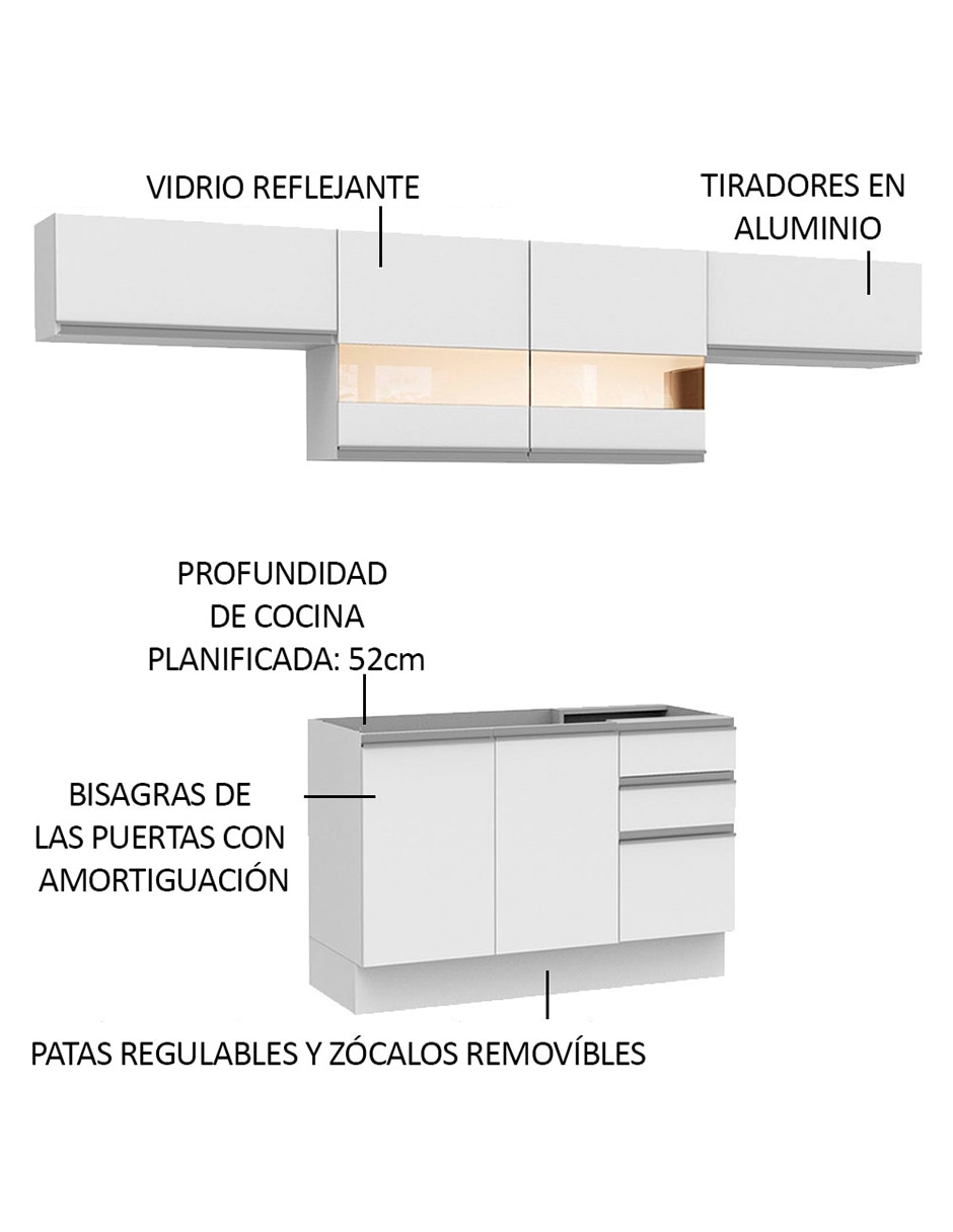 Cocina integral Madesa Marina