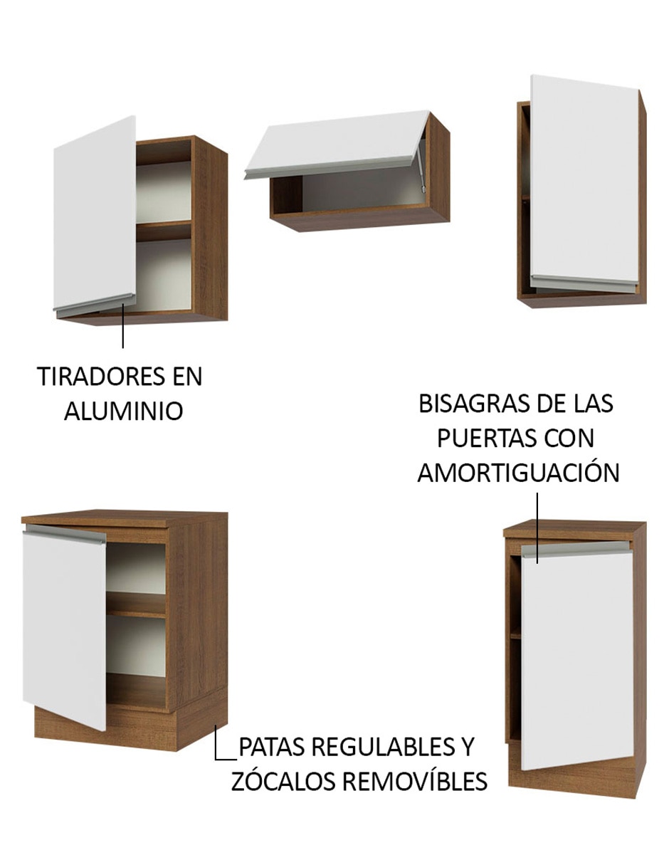 Cocina integral Madesa Glamy