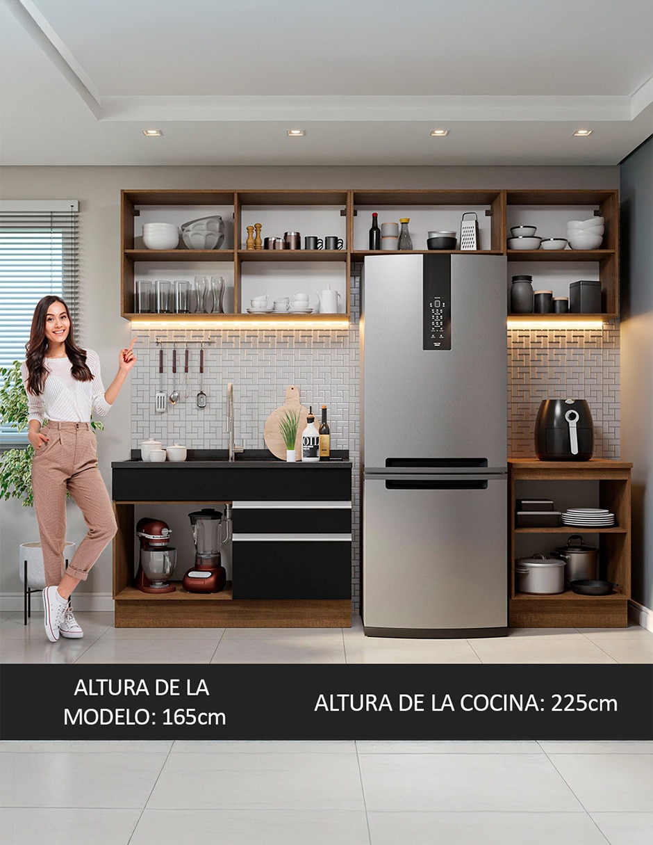 Cocina integral Madesa Glamy