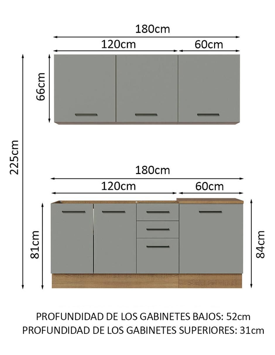 Cocina integral Ágata 12