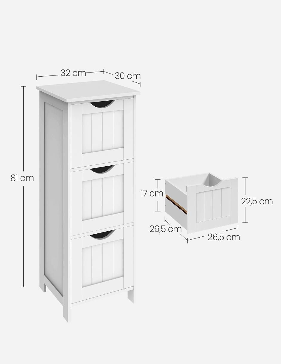 Torre de baño armable Sofie MDF 5