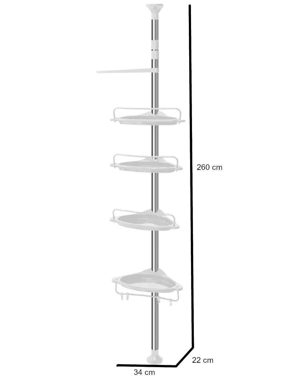 Torre de baño metal 4