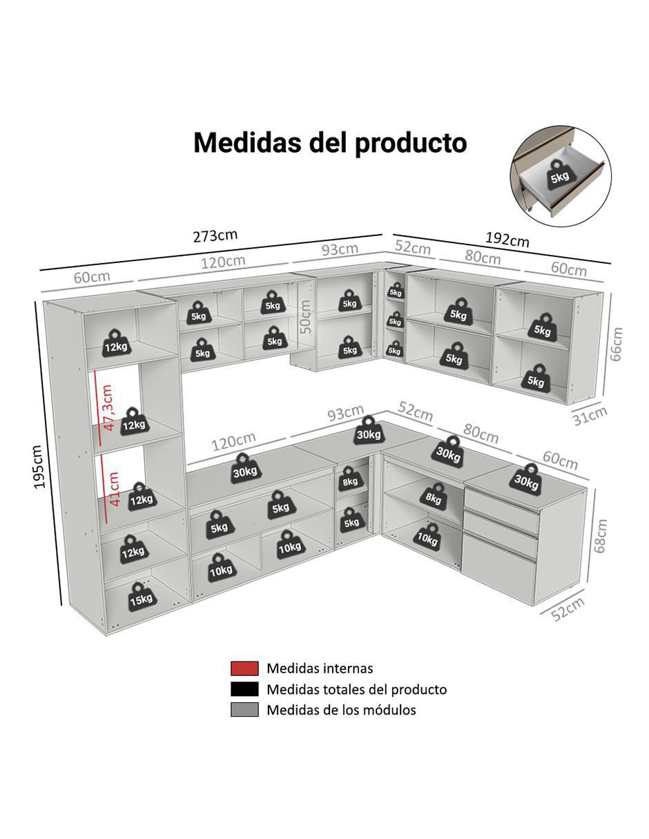 Cocina integral Madesa Nice