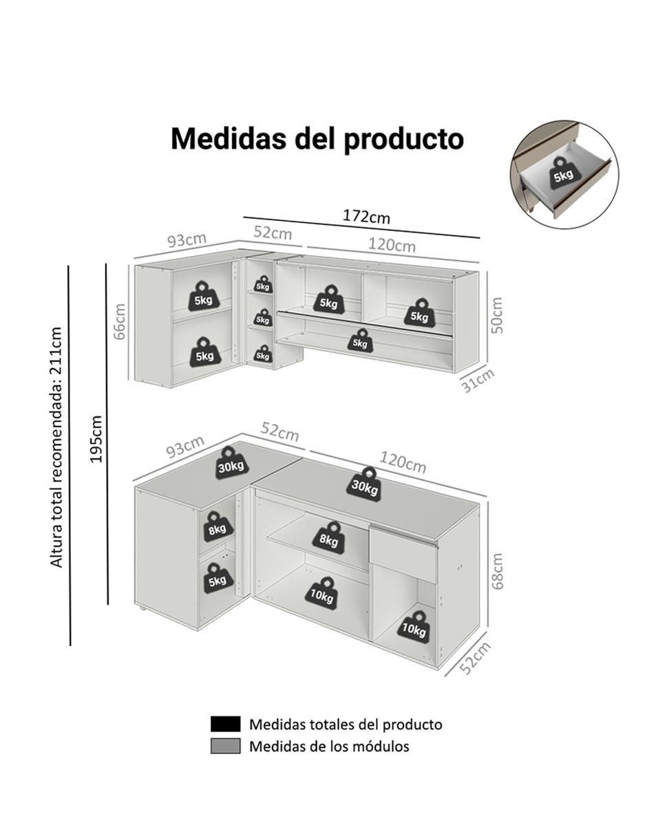 Cocina integral Nice 12