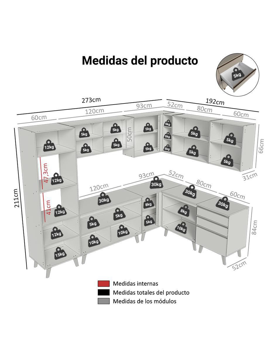 Cocina integral Nice 13