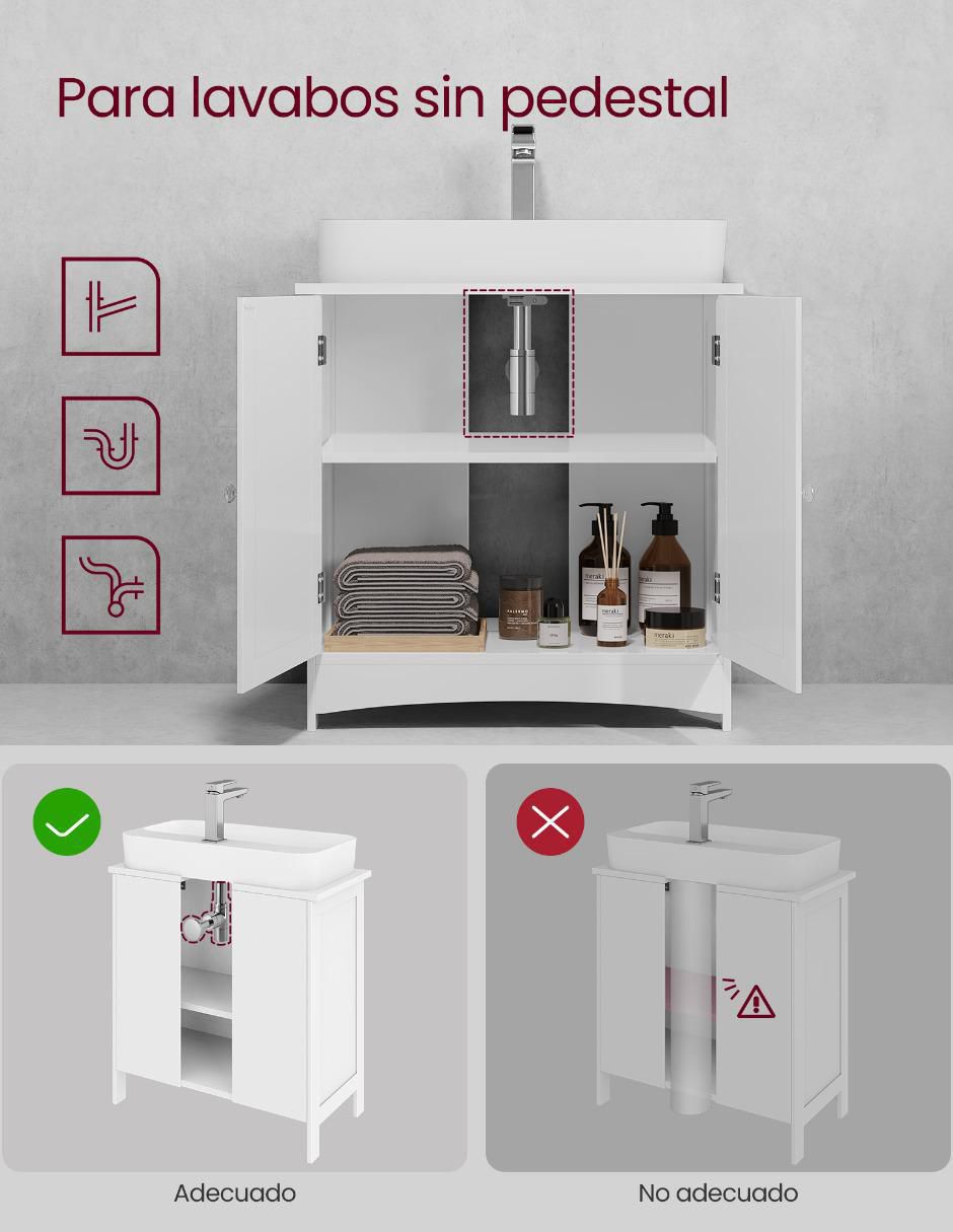 Mueble para baño Helan-old MDF 2