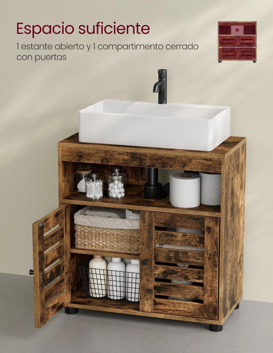 Mueble para baño Songmics Home Hanis MDF