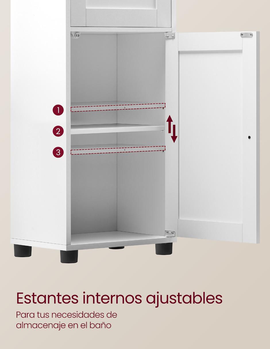 Torre de baño Songmics Home Sofie MDF