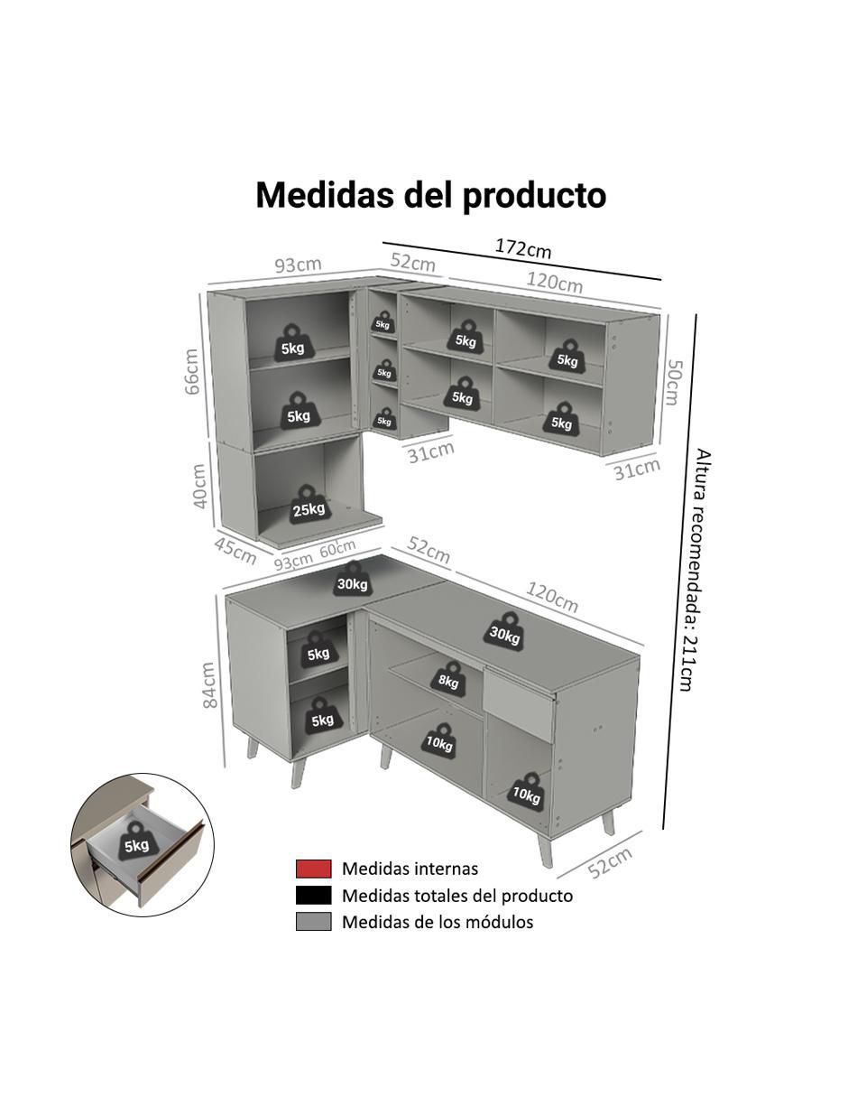 Cocina integral Nice 13