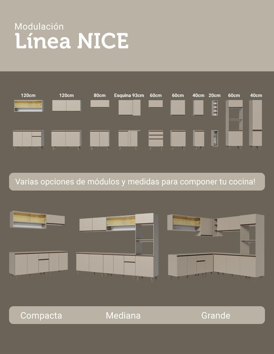 Cocina integral Nice 19